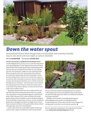 Down the Water Spout article