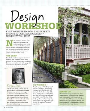 March Design Workshop article